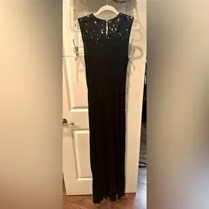 sachin and babi light blue dress Bari Jay Steel Blue Chiffon Halter Maxi Formal Gown – Arabella Bridal